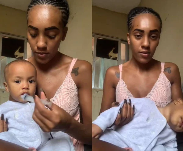 Vídeo: bebê de 10 meses finge desmaio para não fazer lavagem nasal