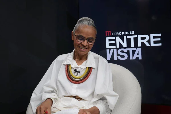 Marina Silva, ex-ministra do Meio Ambiente e candidata ao Senado por São Paulo, em entrevista ao Metrópoles
