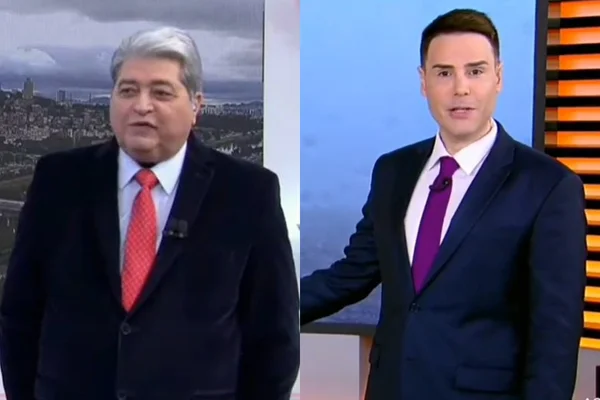Montagem com imagens de Luiz Bacci e José Luiz Datena - Metrópoles