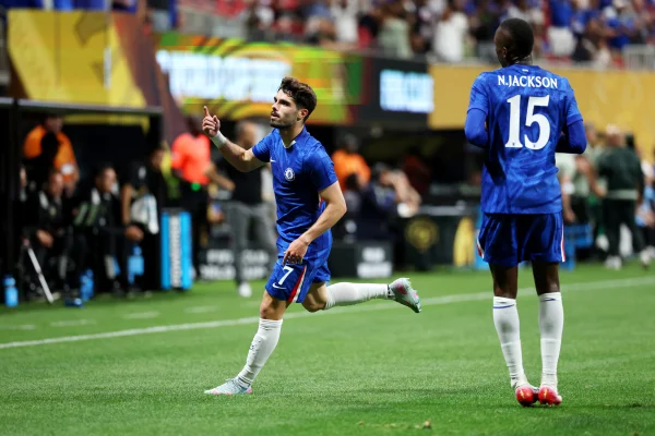 Imagem colorida do confronto entre Chelsea x LAFC