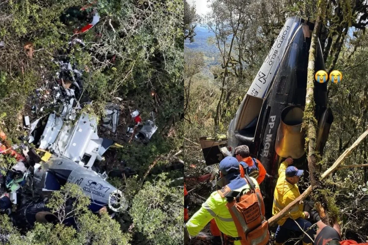 Antes de queda com Rick, helicóptero teria feito pouso de emergência no RS - imagem 7 Antes de queda com Rick, helicóptero teria feito pouso de emergência no RS - imagem 7