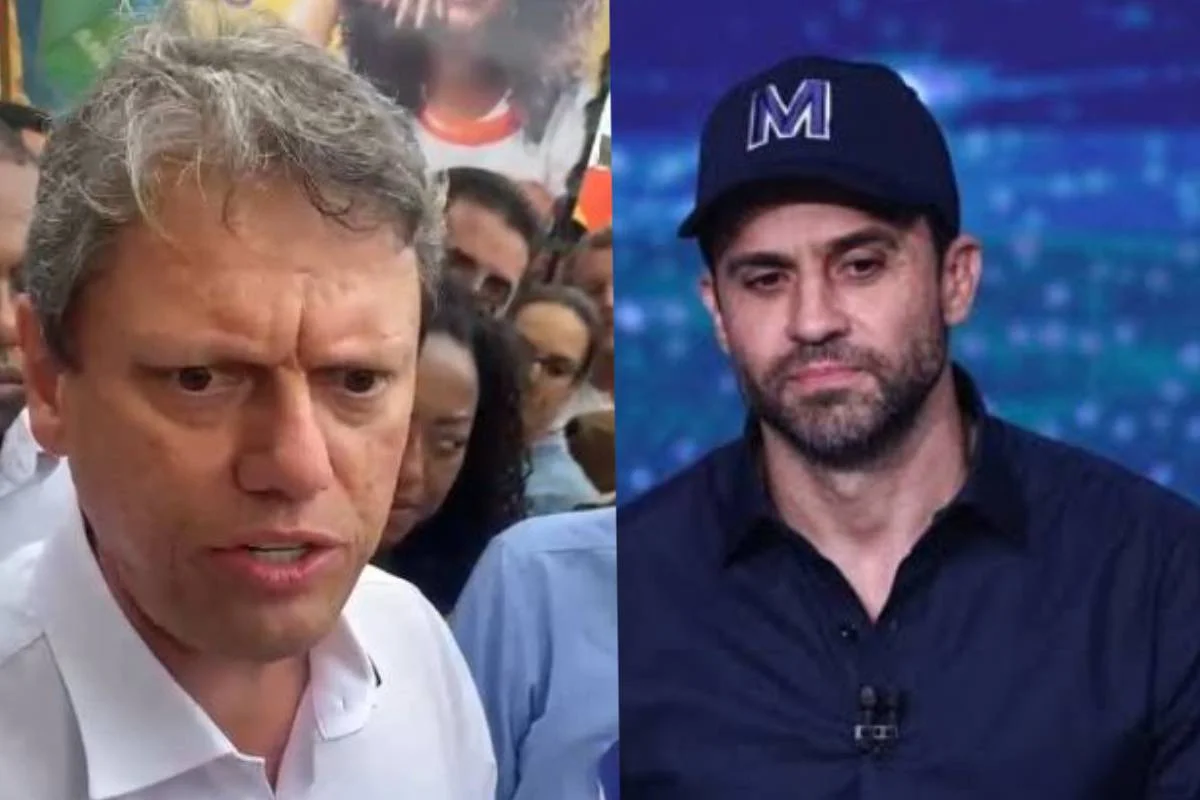 Montagem- Tarcísio de Freitas e Pablo Marçal- Metrópoles