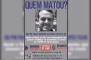 O Disque-Denúncia (2253-1177) divulgou um cartaz com a foto do PM e pede informações sobre os responsáveis pelos homicídios