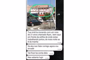 Ele enviou ameaças com fotos dos locais freuentados pela vítima