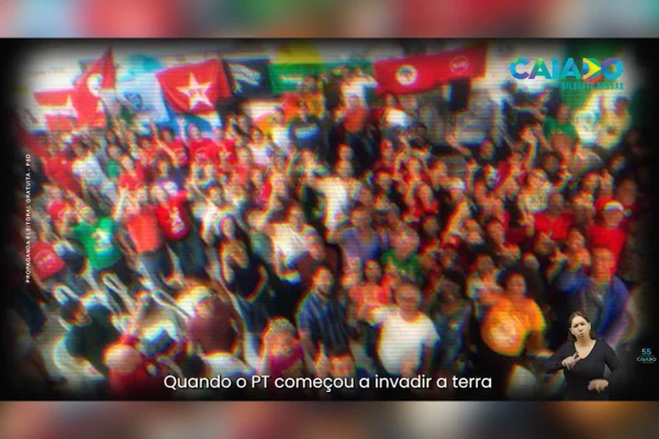 Ronaldo Caiado usa imagem de ato de Bruno Pedralva pra atacar PT e MST