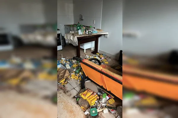 Vídeo: suspeito de manter cunhado deficiente em quarto sujo e com alimentos podres é preso