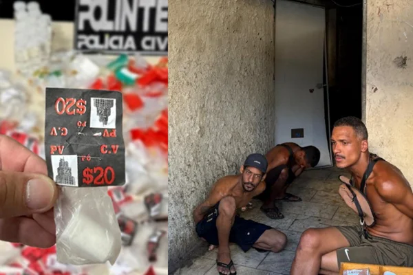 O imóvel era usado como uma espécie de “bunker”, com uma porta de aço que facilitava a fuga e dificultava a entrada da polícia.