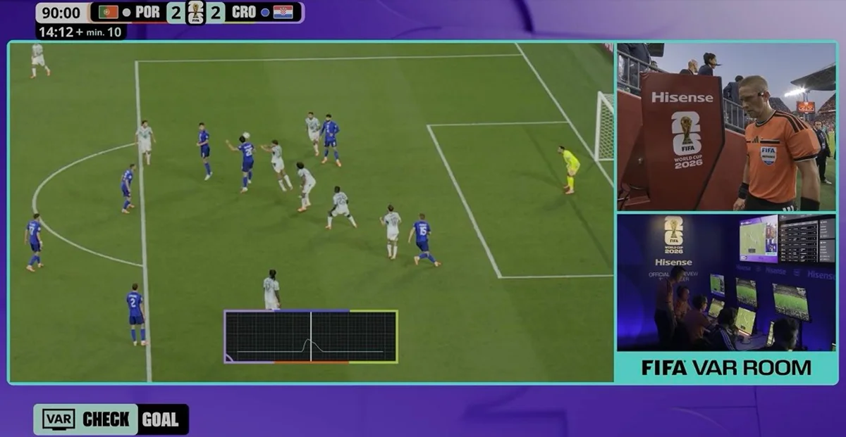 Gol da Croácia foi anulado Gol da Croácia foi anulado