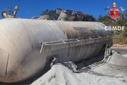 Caminhão tombou na DF-150, próximo à Fercal
Caminhão tombou na DF-150, próximo à Fercal