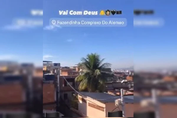 Enterro do “Professor” do CV tem “chuva” de balas e fogos de artifício