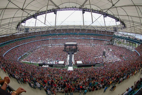 Estádio Fonte Nova lotado