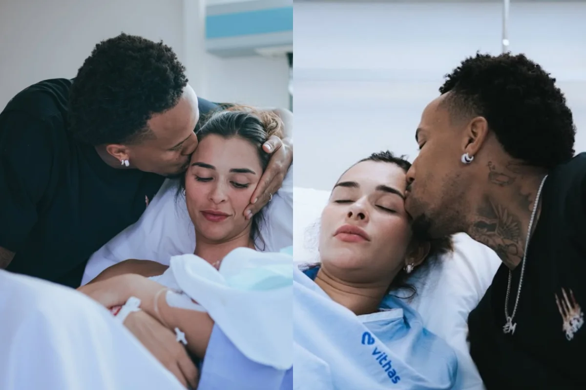 A influenciadora Tainá Costa e o jogador de futebol Éder Militão A influenciadora Tainá Costa e o jogador de futebol Éder Militão