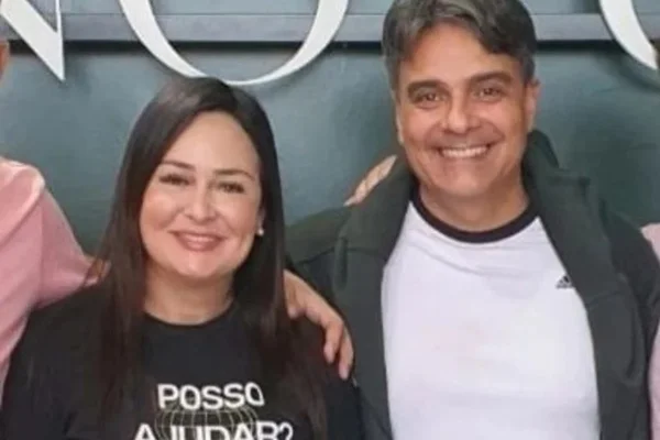 Guilherme de Pádua e a cunhada, Carol Lacerda