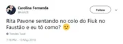 Rita Pavone leva internet à loucura ao sentar no colo de Fiuk - imagem 4 Rita Pavone leva internet à loucura ao sentar no colo de Fiuk - imagem 4