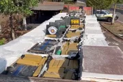 Quase 8 toneladas de maconha foram encontradas em carga de gesso