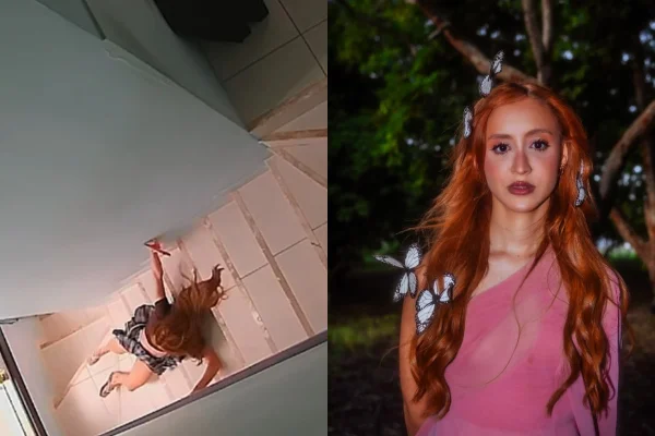 Influencer cai de escada e quebra bacia - Metrópoles