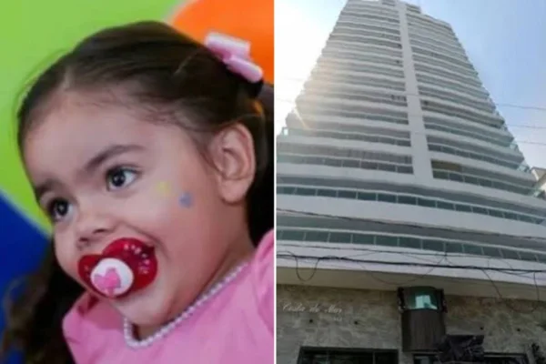 Rafaella criança queda predio praia grande sao paulo