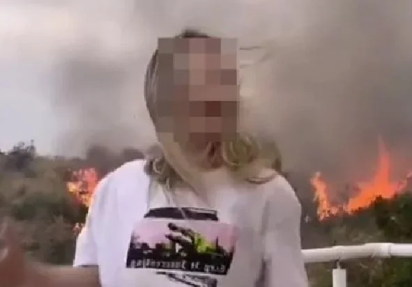 Vídeo: jovem é criticada por dançar na frente de incêndio em Portugal