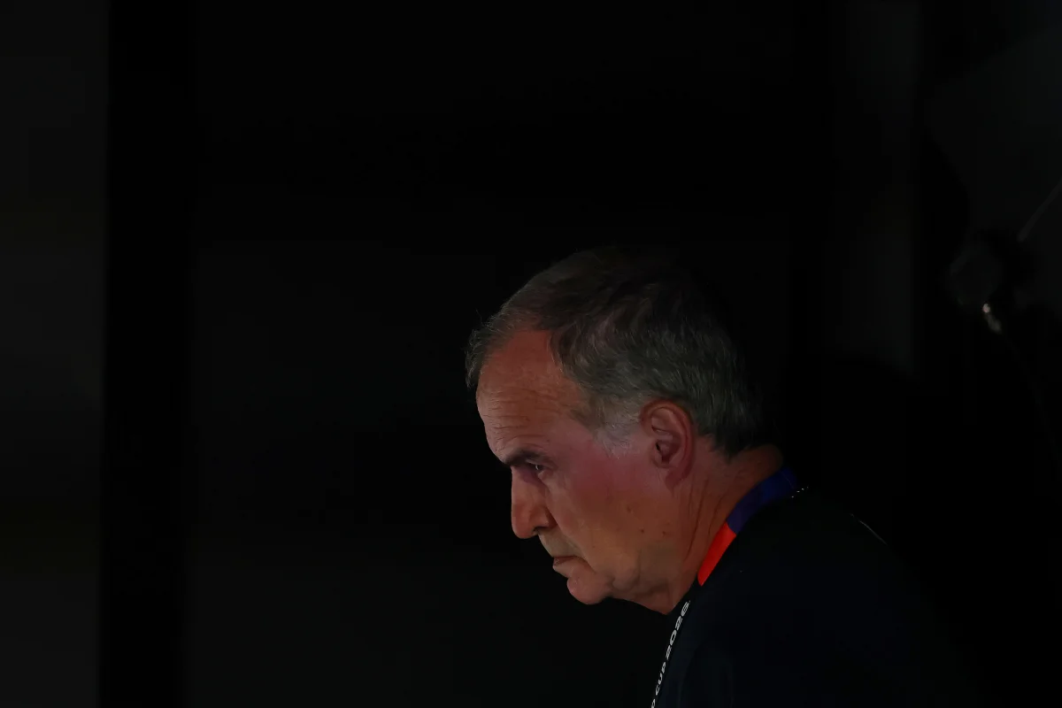 Marcelo Bielsa, técnico do Uruguai. Marcelo Bielsa, técnico do Uruguai.