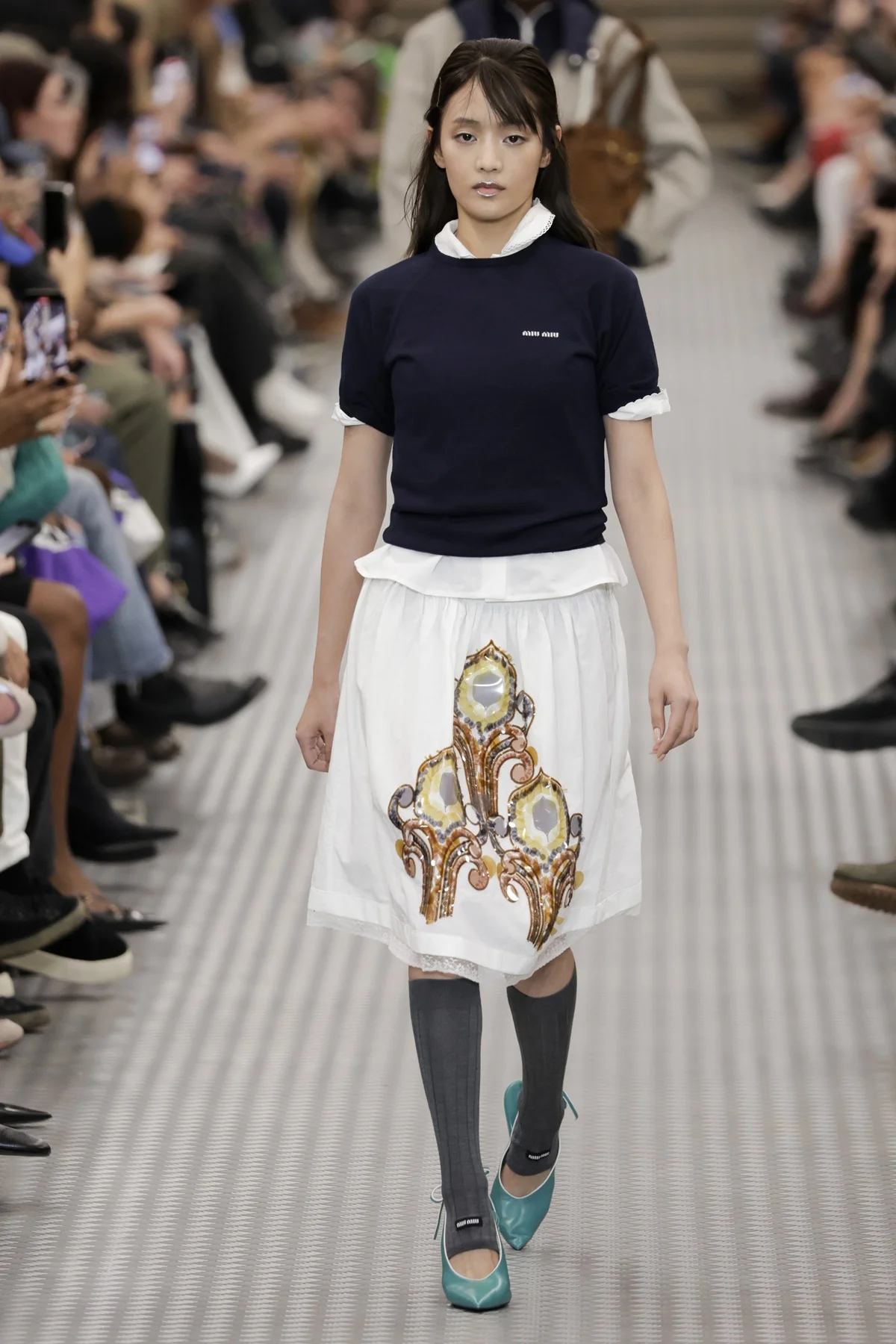 Desfile Miu Miu primavera/verão 2025 Desfile Miu Miu primavera/verão 2025