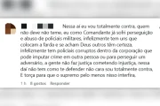 Eleitores afirmaram nos comentários da publicação de Cleitinho que as câmeras são importantes para coibir injustiças Eleitores afirmaram nos comentários da publicação de Cleitinho que as câmeras são importantes para coibir injustiças