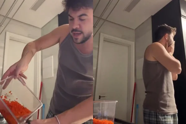 Álvaro Xaro é detonado após deixar peixe cair no ralo. Veja vídeo
