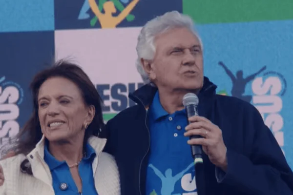 Marcha para Jesus: Caiado faz promessa de candidato "se chegarmos lá"