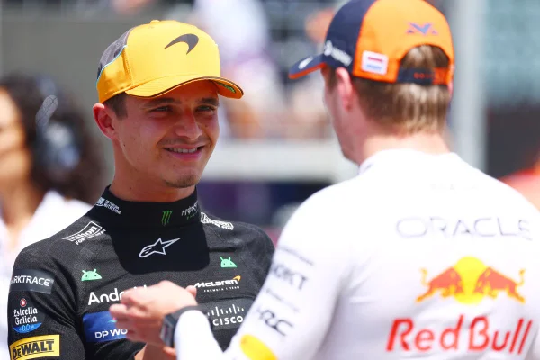 Lando Norris e Max Verstappen no GP da Áustria de F1