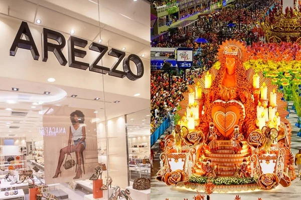 Arezzo tentou ser enredo de Carnaval (Reprodução/Montagem Metrópoles)
