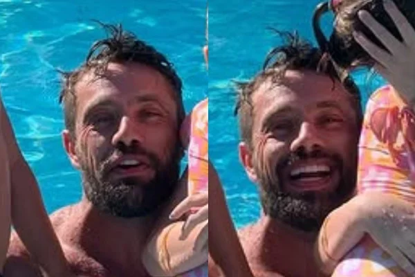 Rafael Cardoso mostra reencontro com os filhos: “Só me deram amor”