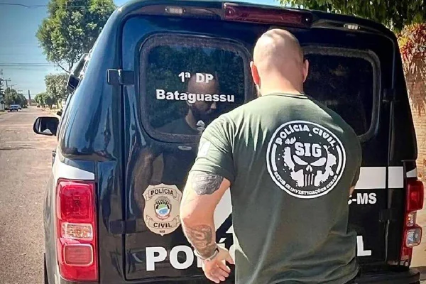Foto colorida de carro da Polícia Civil de Mato Grosso do Sul - Metrópoles