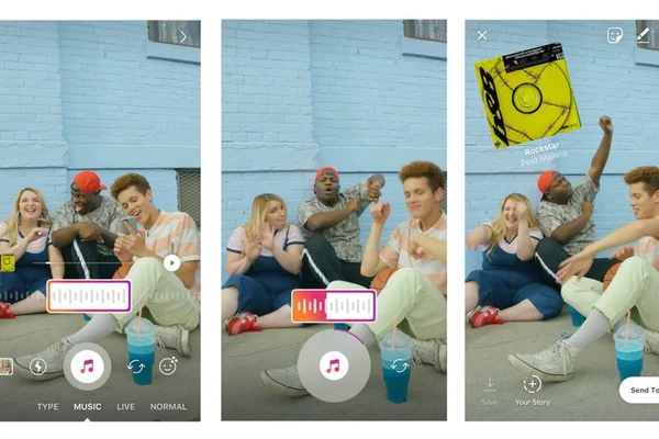 Chega ao Brasil função que permite por música nos Stories do Instagram