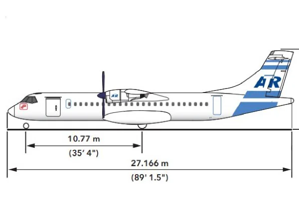 Modelo avião ATR-72-500