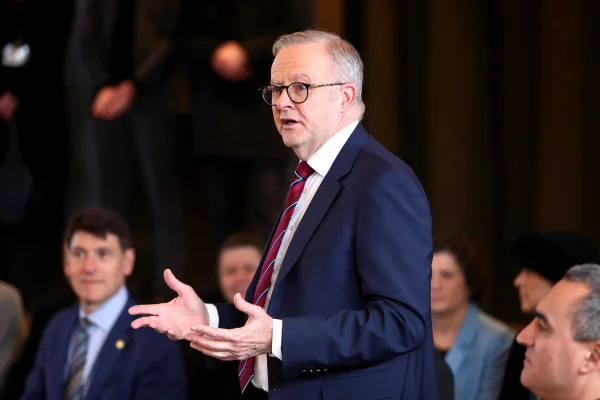 O primeiro-ministro da Austrália, Anthony Albanese