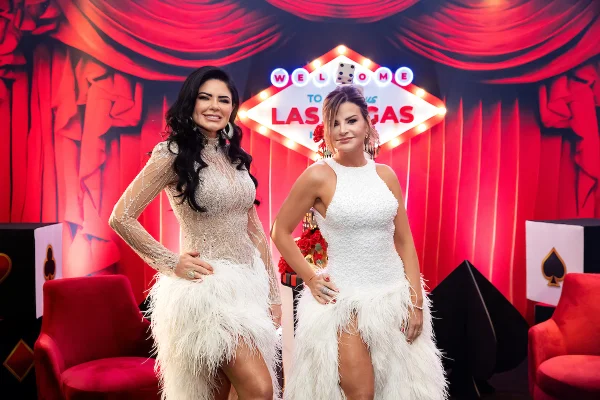 Las Vegas inspira festa de Raquel Sousa e Renata Espírito Santo