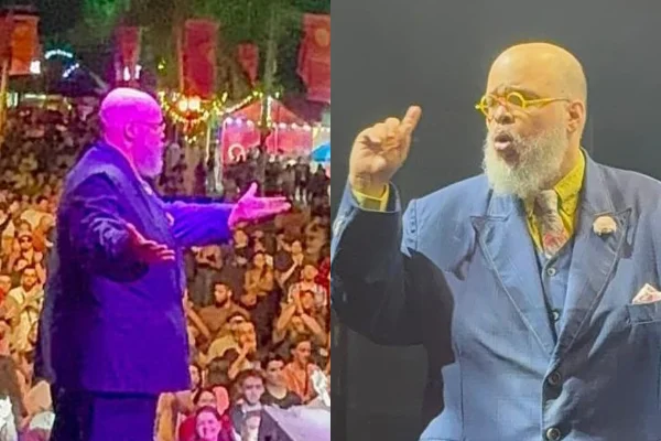Ed Motta durante o Rock The Mountain