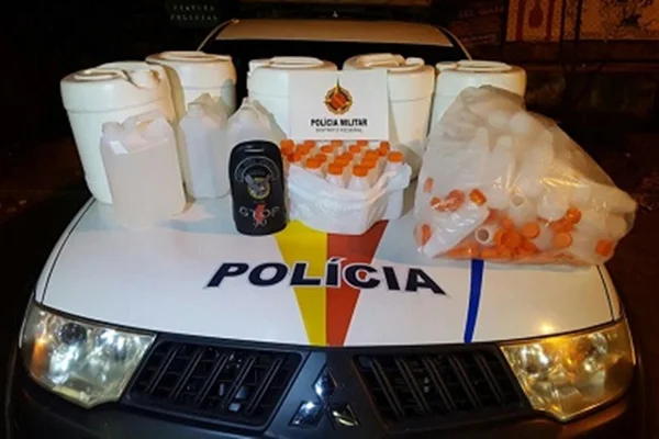 PM apreende grande estoque de lança-perfume em Ceilândia Norte