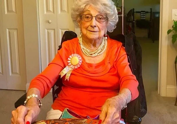 Vovó de 109 anos revela segredo: uma taça de vinho toda sexta-feira