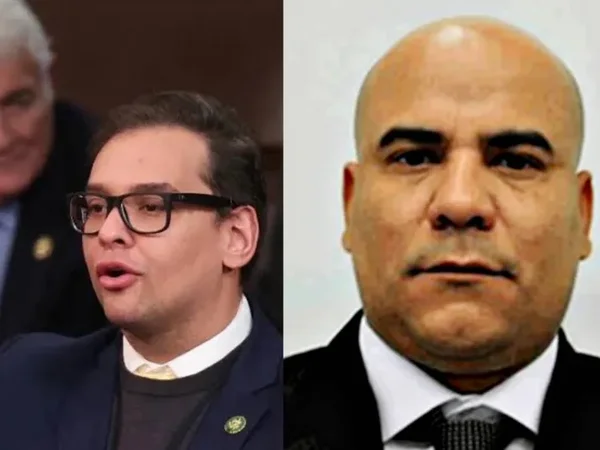 George Santos e advogado - Metrópoles