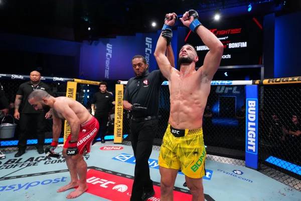 UFC: Gabriel Bonfim domina Belal, vence e desafia Maddalena