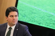 O ministro do Esporte, André Fufuca, filiado ao PP, não esteve em reunião sobre anistia