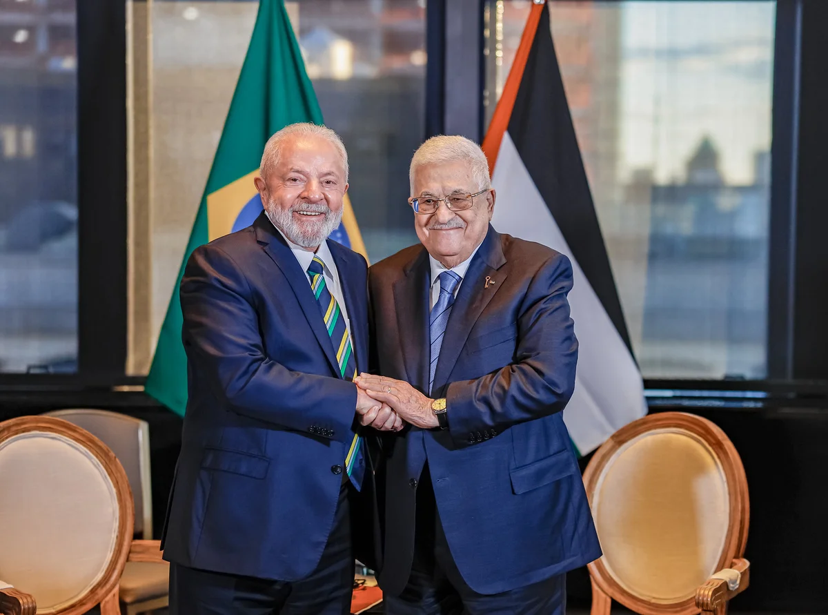 Presidente Lula e o Presidente do Estado da Palestina e da Autoridade Nacional Palestina, Mahmoud Abbas Presidente Lula e o Presidente do Estado da Palestina e da Autoridade Nacional Palestina, Mahmoud Abbas