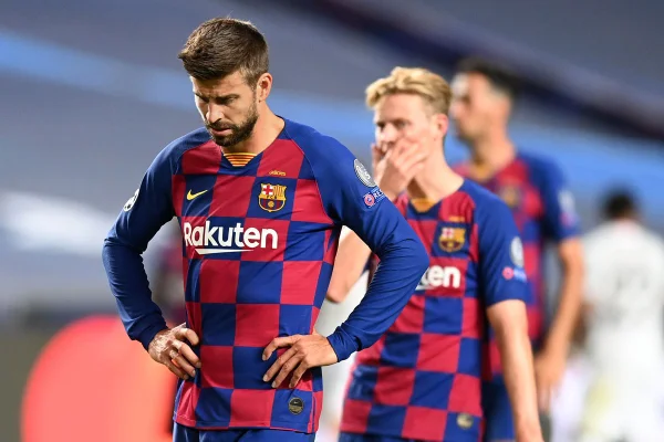 Barcelona Piqué e De Jong
