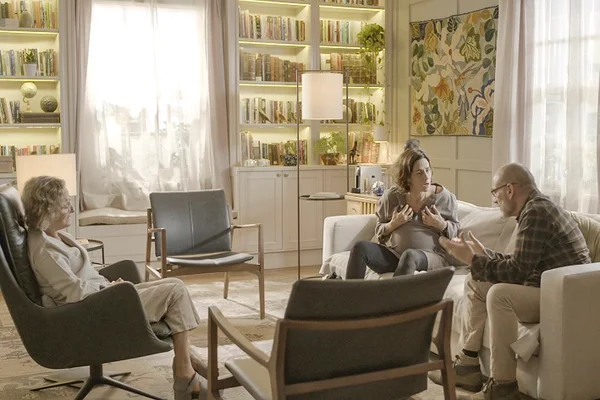 Ana Virgínia (Regina Braga), Breno (Marco Ricca) e Ilana (Mariana Lima) em Um Lugar ao Sol