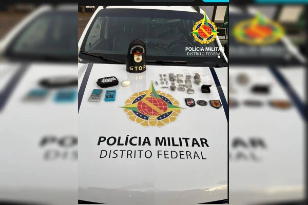 Homem foragido da Justiça é preso por tráfico de drogas no DF