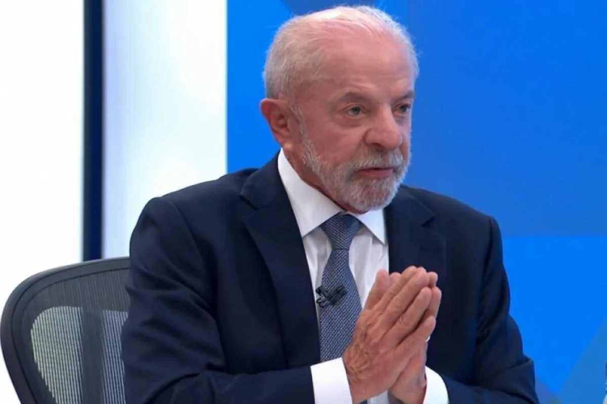 Presidente Lula durante sabatina no Jornal Nacional Presidente Lula durante sabatina no Jornal Nacional