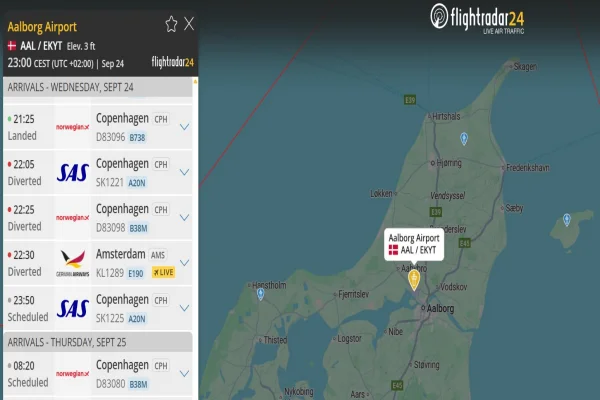 Invasão de drones no espaço aéreo fecha aeroporto de Aalborg, na Dinamarca