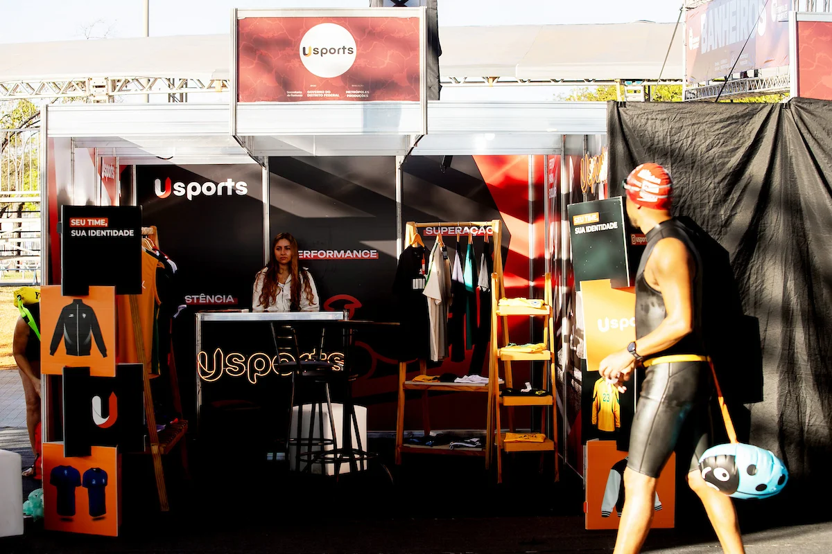 Estande da Usports Estande da Usports
