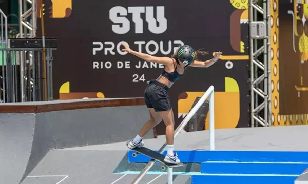 Imagem colorida de Rayssa Leal, no STU Pro Rio de Janeiro- MEtrópoles