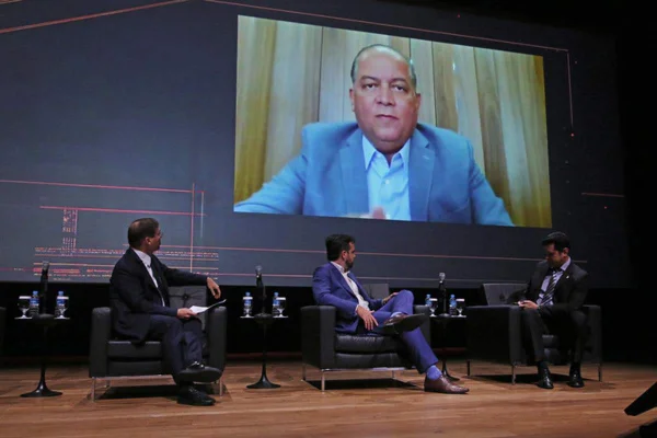 Relator do marco da Inteligência Artificial (IA) no Senado Federal, Eduardo Gomes (PL-TO) , participa de evento na Fiesp